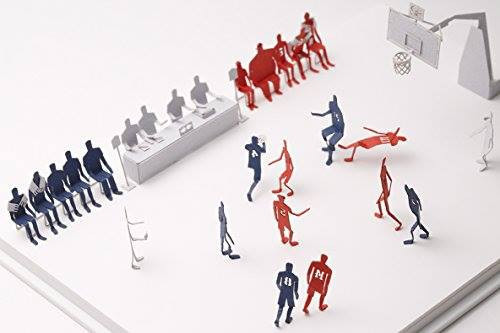 [現貨]出清特價 日版 灌籃高手 1/100 建築模型用添景 紙模型 湘北高中#046 & 山王工業 #050 