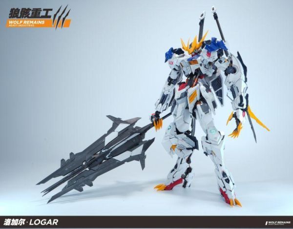 [現貨]狼骸重工 1/60 狼王 洛加爾 合金骨架 組裝模型 附首批特典披風 