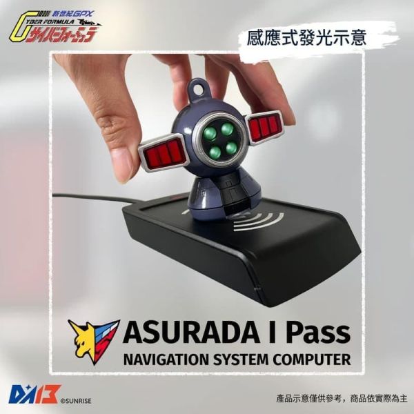 12月預購 DA13 閃電霹靂車 GPX 阿斯拉 機械頭造型一卡通 三段燈效款 (動畫配色) 