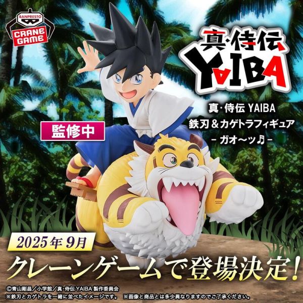 9月預購 BANPRESTO 景品 九龍珠 城市風雲兒 YAIBA  真･武士傳 鐵劍 & 影虎 兩款一套 塗裝完成品 