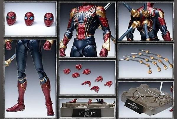 6月預購 創世模王  1/12 鋼鐵蜘蛛人 IRON SPIDER 預塗裝 組裝模型 