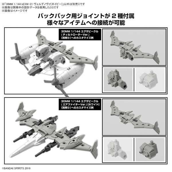 8月預購 萬代 30MM 組裝模型輕作戰 1/144 bEXMｰ21 維爾迪諾瓦 海軍藍色 組裝模型 