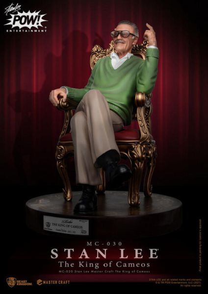 [現貨] 清倉特價 野獸國 MC-030 STAN LEE 史丹．李 極匠系列 客串之王 雕像 塗裝完成品 