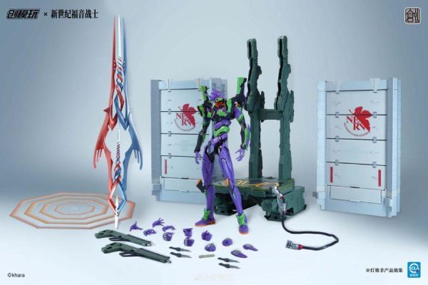 [現貨] 創模玩 新世紀福音戰士 EVA 初號機 組裝模型 豪華版 高度:30cm（人物高度） 