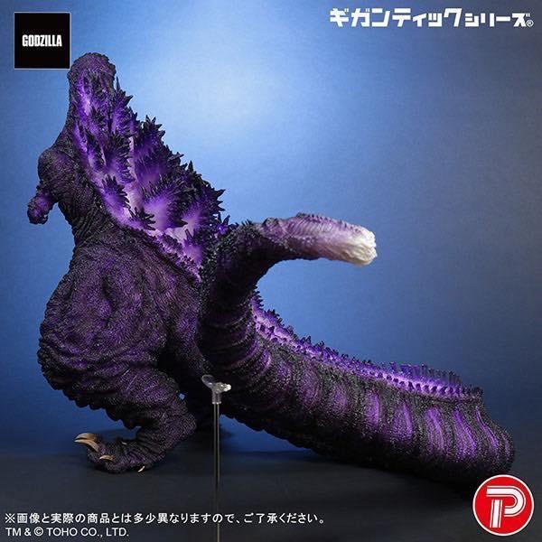 6月預購 哥吉拉商店限定 X-PLUS 巨大系列 正宗哥吉拉 2016 第四型態 紫色透明版 塗裝完成品 