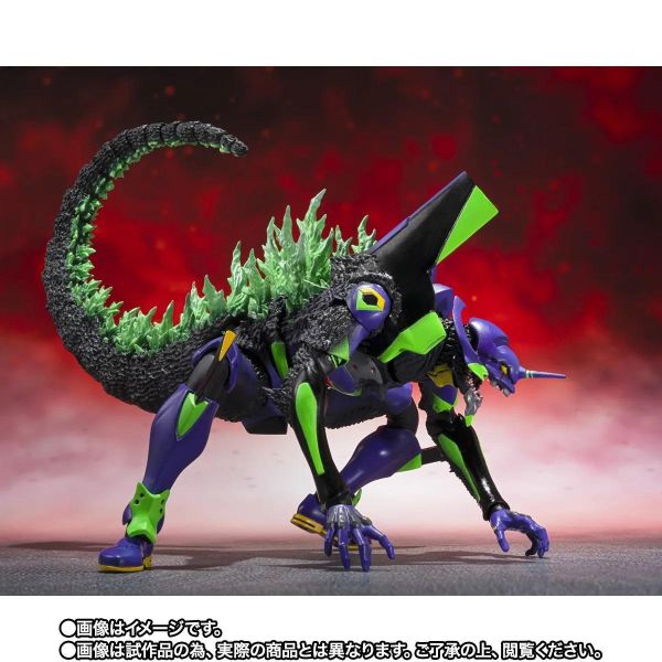 12月預購 魂商店限定 S.H.MonsterArts SHM 哥吉拉對福音戰士 EVANGELION 初號機 G覺醒形態 可動完成品 