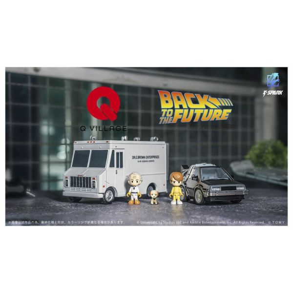 2026年2月預購 TAKARATOMY T-SPARK QV-04 回到未來1 Part1 時光車 時光機 DX套組 塗裝完成品 