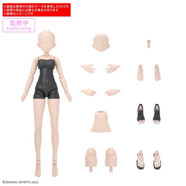 12月預購 萬代 30MS 組裝少女輕作戰 身體配件套組 Atelier風基礎身體[顏色A] 