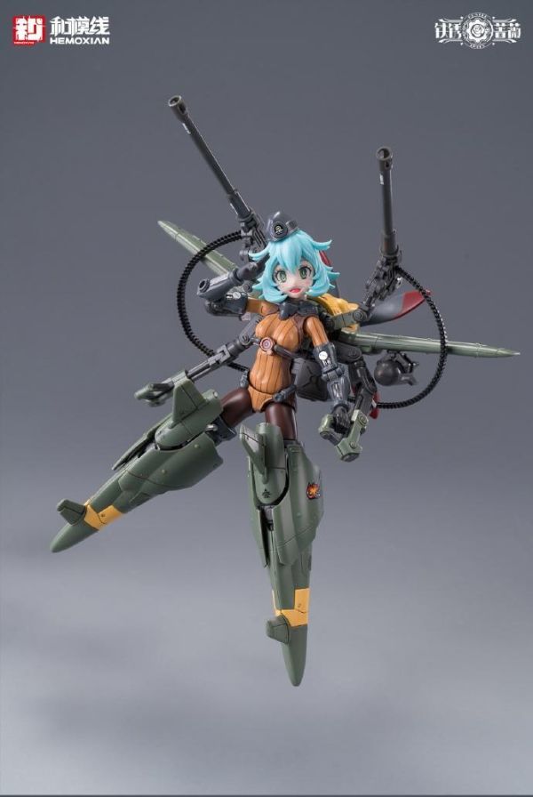 2026年第三季預購 和模線 1/12《鐵鏽薔薇》蘭德·科茜基妮 機娘 組裝模型 