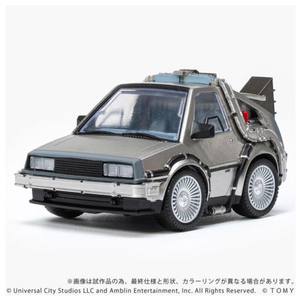 2026年2月預購 TAKARATOMY T-SPARK QV-04 回到未來1 Part1 時光車 時光機 DX套組 塗裝完成品 