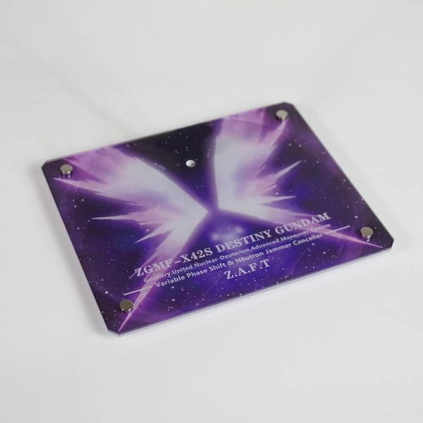 4月預購 吉日模型 MGSD 命運 / 海涅 壓克力高清UV印刷 通用蛇骨支架地台 共兩款 