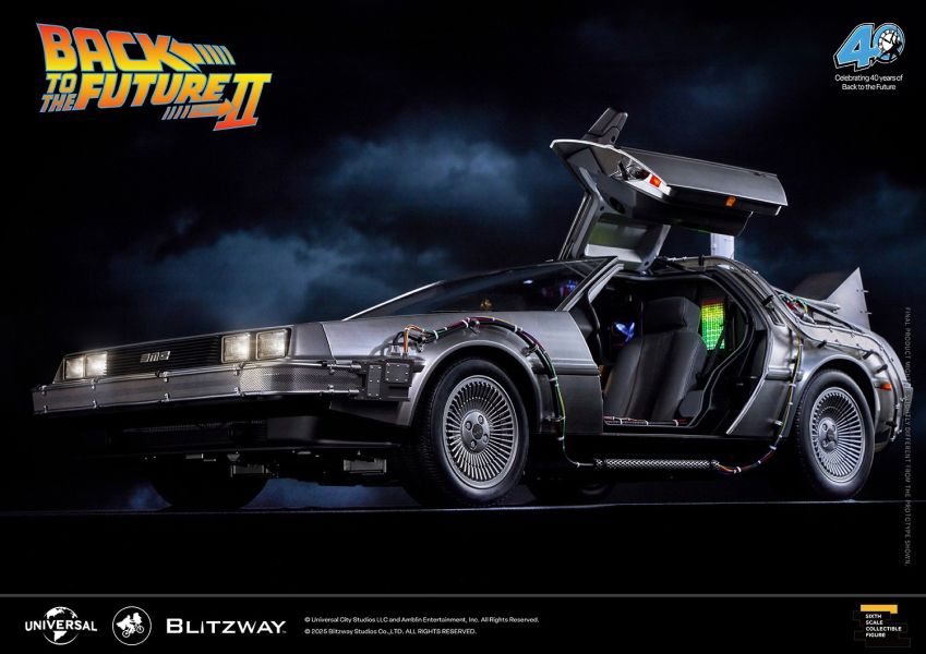 25年第四季預購 BLITZWAY 1/6 回到未來2 時光飛車 時光車 