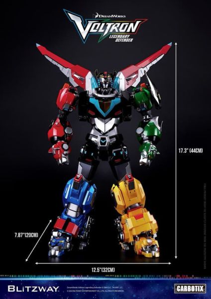 2026年第一季預購 BLITZWAY CARBOTIX 百獸王 : 傳奇守護者 VOLTRON 五獅合體 戰神金剛 常規版 可動完成品 