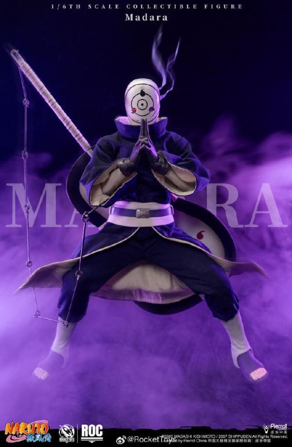 2027年第三季預購 ROCKETTOYS 1/6《火影忍者 疾風傳》Madara 宇智波斑【白面具】ROC-021 可動人偶 