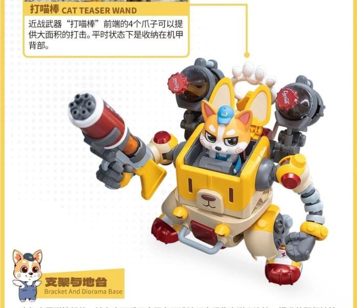 2026年1月預購 和模線 貓狗特工 第一彈 可洛基COLAJI 組裝模型 
