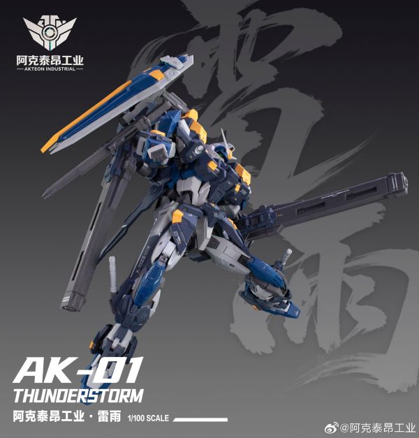 8月預購 阿克泰昂工業 1/99.9比例 XCA-1022 雷雨 蔚藍決鬥 組裝模型 