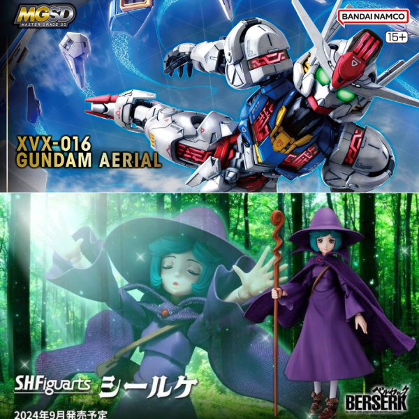 [即將到貨]清倉特價 MGSD 風靈鋼彈+SHF S.H.Figuarts 烙印勇士 希凱兒 