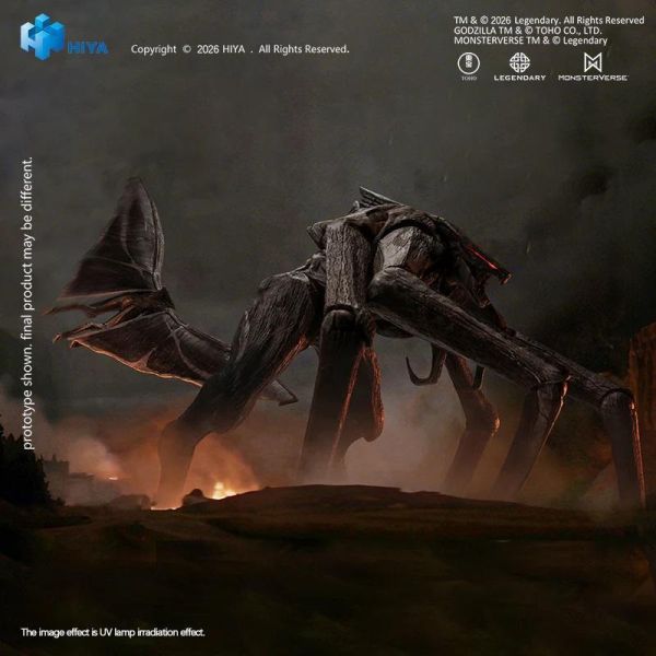 2027年第二季預購 HIYA 海雅 哥吉拉2014 穆透 雄性&雌性 2入套組 可動完成品 