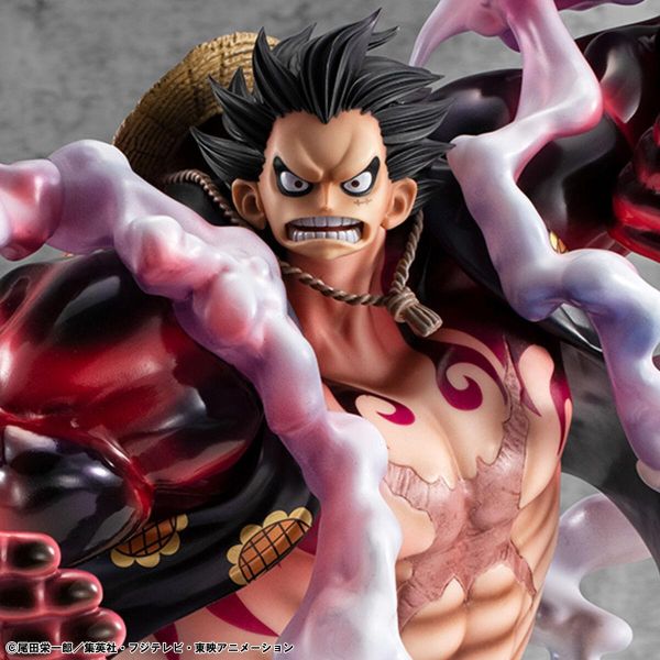 27年3月預購(需付訂金) MH限定 航海王 SA-MAXIMUM 蒙其.D.魯夫 四檔 彈跳人 10週年限定版 塗裝完成品 