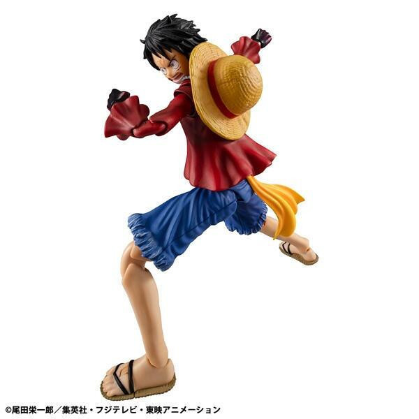 8月預購 MEGAHOUSE MH Variable Action Heroes ONE PIECE 蒙其·D·魯夫 武裝色霸氣 可動完成品 