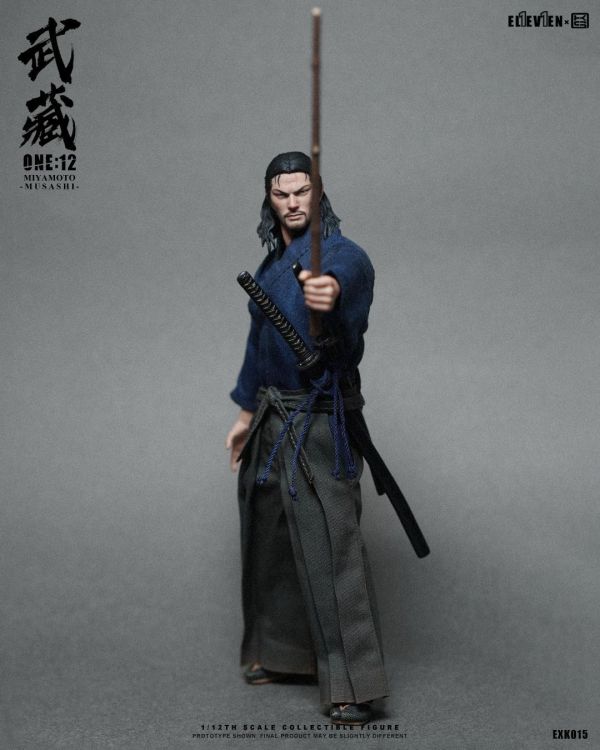 2026年第四季預購 ELEVEN x KAI STUDIO EXK015 1/12 武藏本體組 可動人偶 