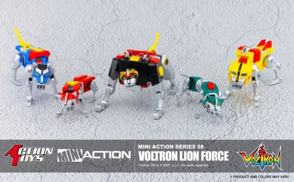 12月預購 Action Toys Mini Action 五獅合體 聖戰士 百獸王 可動完成品 