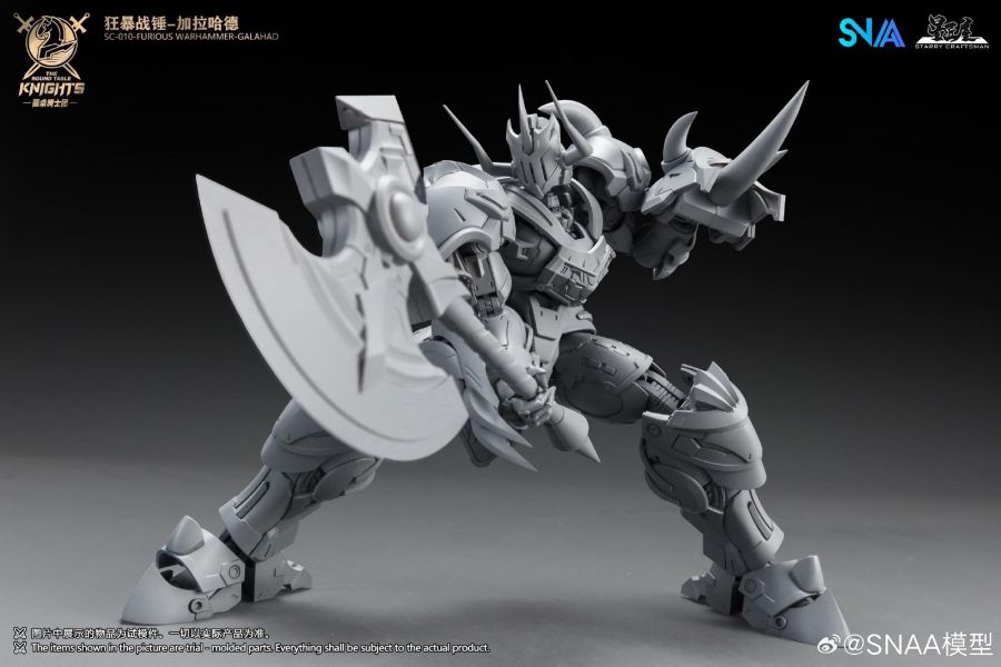 6月預購 SNAA 1/144 SC-010 圓桌騎士團 狂暴戰錘 加拉哈德 組裝模型 