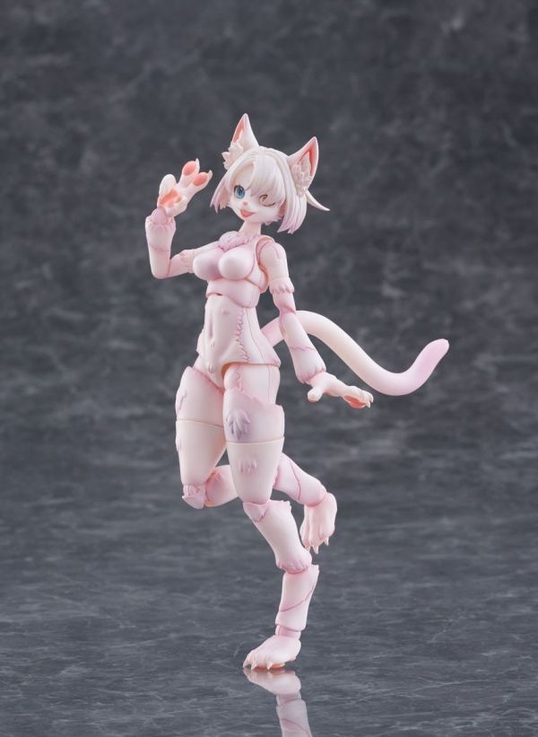 2026年2月預購 AOSHIMA 青島 KEMOPLA 獸普拉 1/12 No.KP-01R 鑽石眼貓 獸娘 組裝模型 
