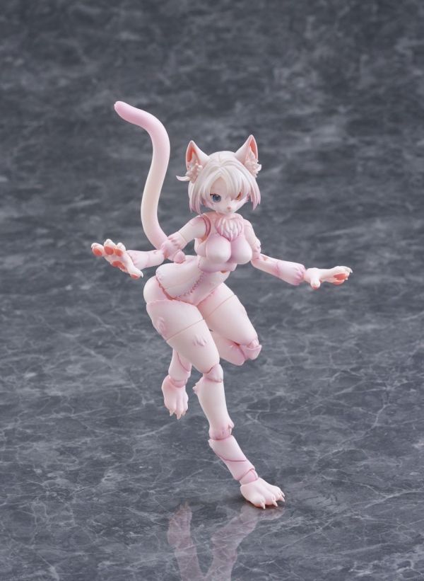 2026年2月預購 AOSHIMA 青島 KEMOPLA 獸普拉 1/12 No.KP-01R 鑽石眼貓 獸娘 組裝模型 