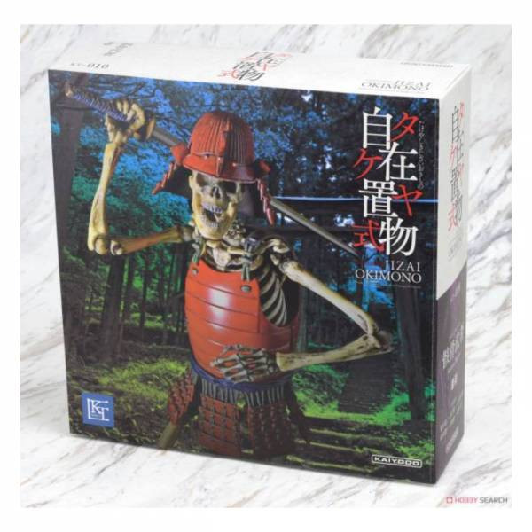 [現貨] 清倉特價 海洋堂 自在置物 KT010 骸骨武者 骷髏 著彩版 竹谷隆之 可動完成品 