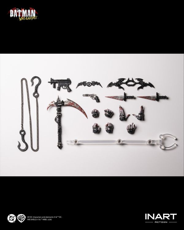 2026年第四季預購 INART Action MAG-C0002 1/12 黑暗之夜：金屬 狂笑蝙蝠俠 可動人偶 