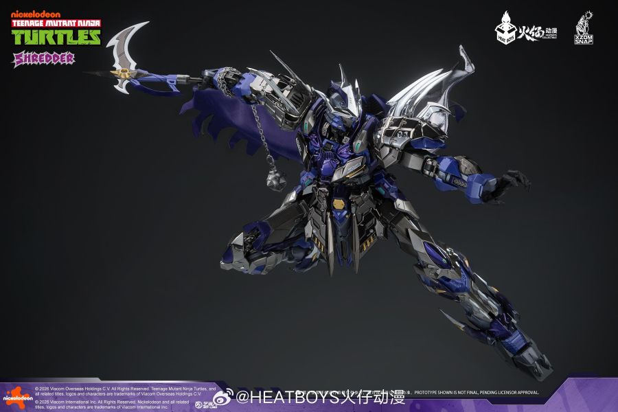 2027年第二季預購 HEATBOYS MECHAHEAT HB0119 忍者龜 施瑞德 電鍍版 合金機甲 可動完成品 