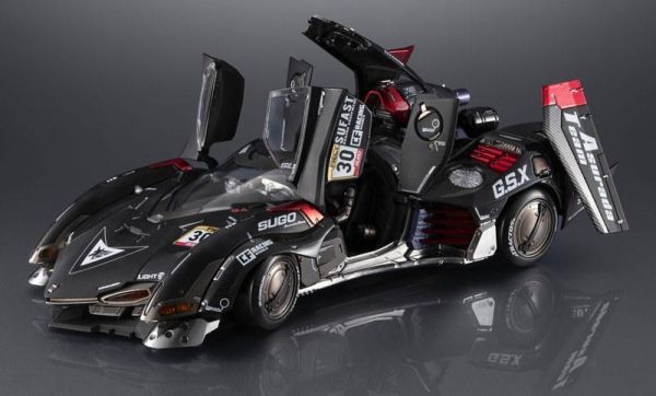 2月預購 MH x threezero 限定 HI-SPEC UNITED 新世紀 GPX 閃電霹靂車 阿斯拉 G.S.X RS SIREN 塗裝完成品 附壓克力展示盒 