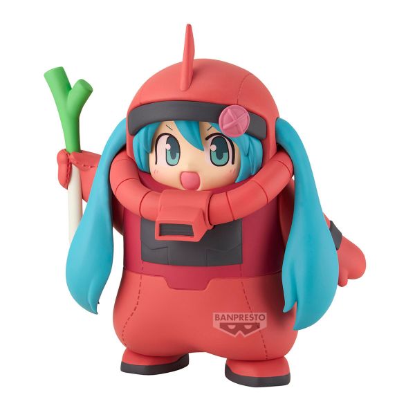 2026年3月預購 BANPRESTO 景品 鋼彈45周年×初音未來 初音未來 夏亞專用薩克裝 塗裝完成品 