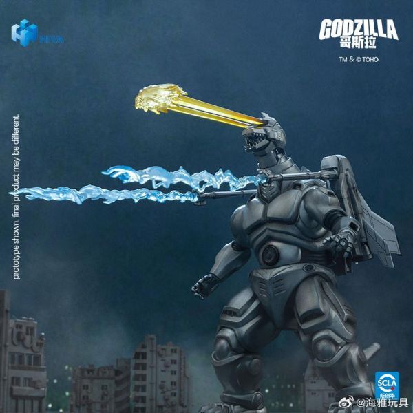 2027年第二季預購 HIYA 海雅 E.B.S. 無比例 哥吉拉 V.S. 機械哥吉拉 1993 超級機械哥吉拉 可動完成品 
