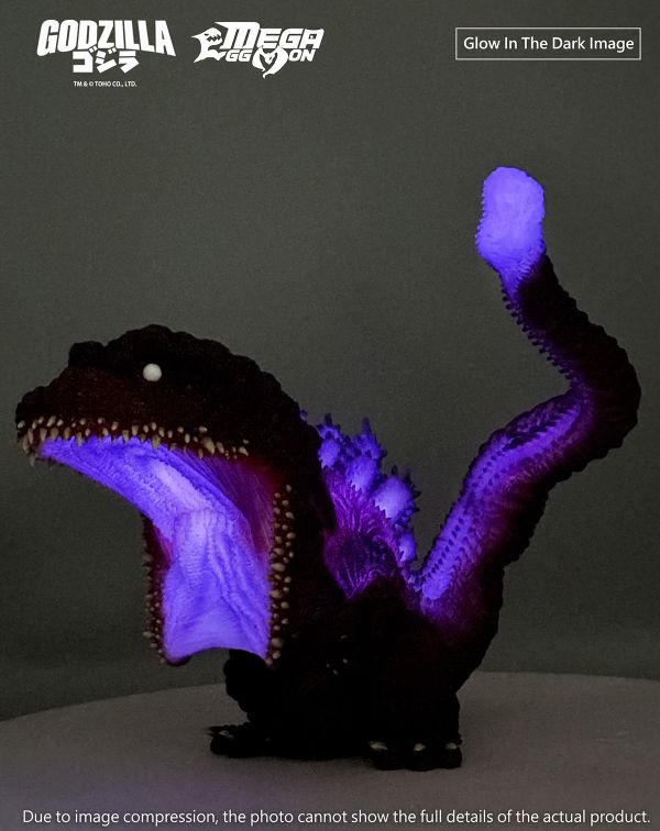 7月預購 EZHOBI MEM-003GID 巨蛋獸 正宗哥吉拉 張嘴蓄光 覺醒Ver. 十周年夜光特別限定版 塗裝完成品 