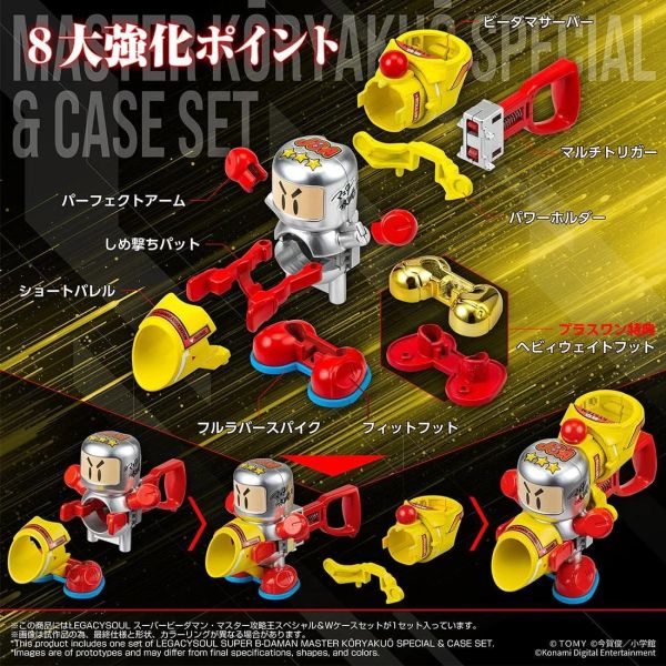 27年3月預購 TAKARATOMY限定 LEGACYSOUL 彈珠超人 大師攻略王SP & Case套組 