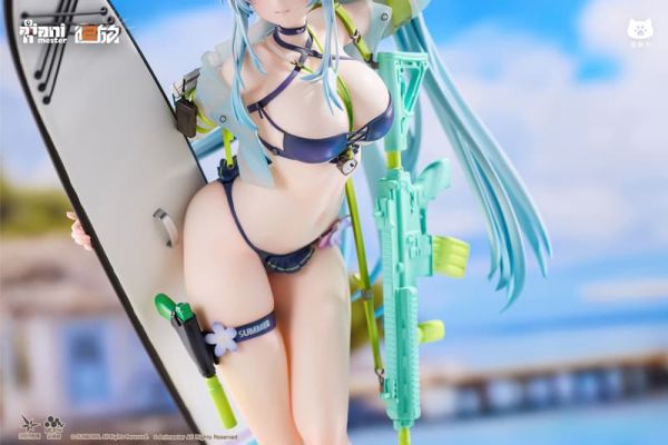 2026年第二季預購 大漫匠 1/7少女前線 2 追放 可露凱 - 蔚藍軌跡 (初回特典：Q版冰箱貼) 塗裝完成品 