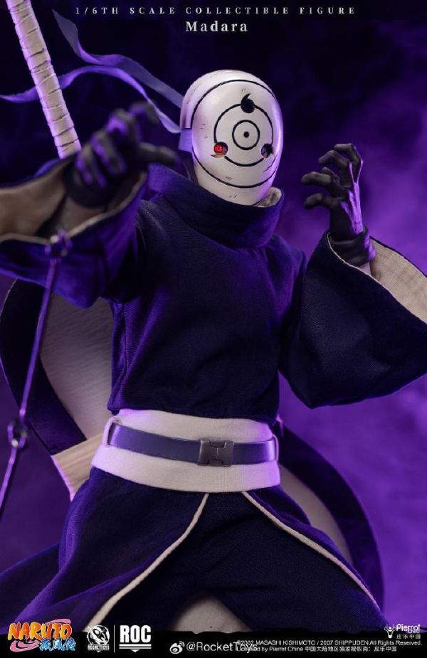 2027年第三季預購 ROCKETTOYS 1/6《火影忍者 疾風傳》Madara 宇智波斑【白面具】ROC-021 可動人偶 
