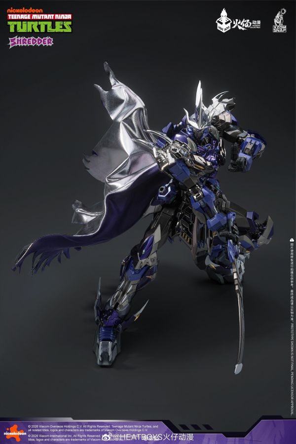 2027年第二季預購 HEATBOYS MECHAHEAT HB0119 忍者龜 施瑞德 電鍍版 合金機甲 可動完成品 