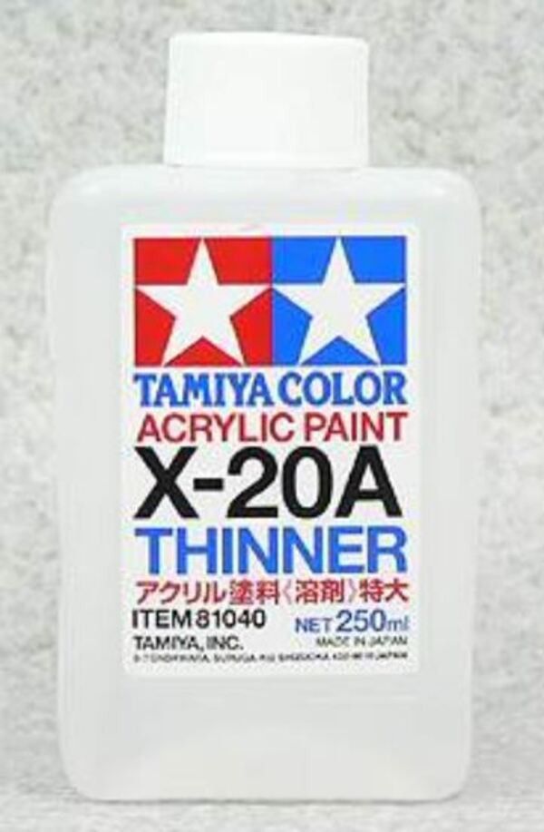 TAMIYA 田宮 X-20A 水性溶劑-大(250ml) #81040 X-20