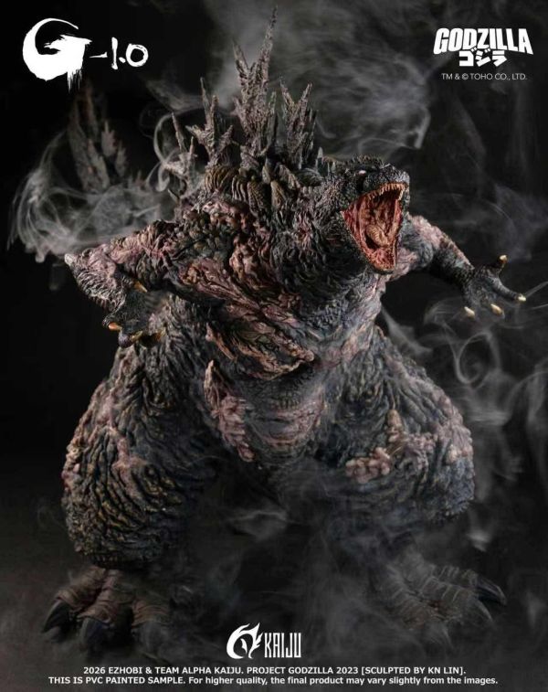 2026年第四季 EZHOBI Aks-1.0哥吉拉 終極咆哮 灰色背鰭 ver. 塗裝完成品 