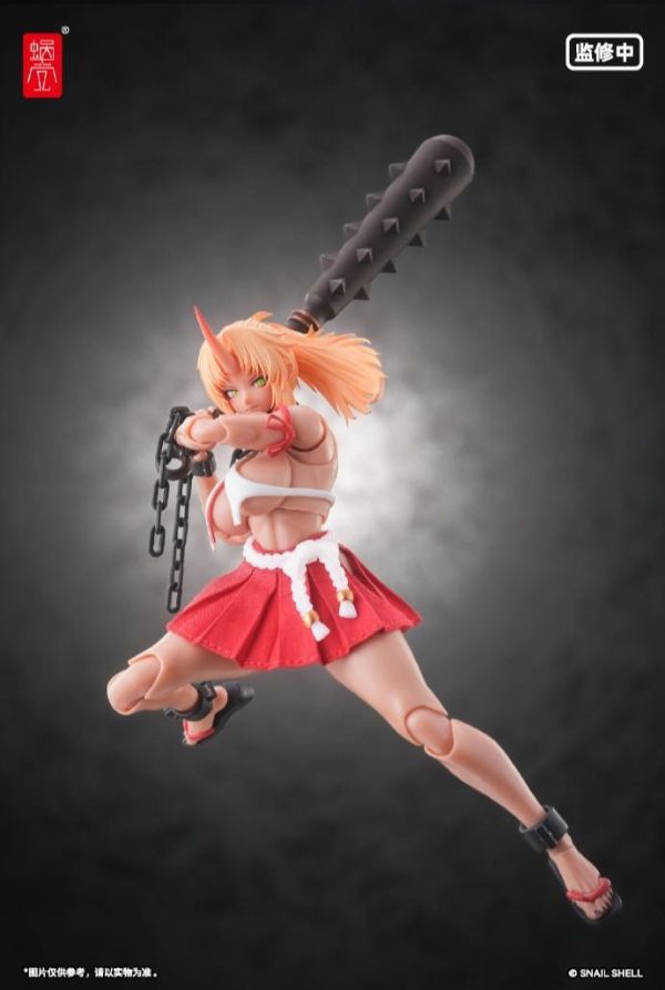 2026年第四季預購 蝸之殼 1/12 RPGEX-08 鬼巫女 次女 紅葉 可動完成品 