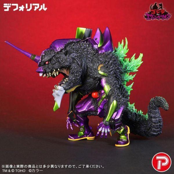 9月預購 X-PLUS Q版 哥吉拉 福音戰士 初號機 G覺醒 金屬色版 塗裝完成品 