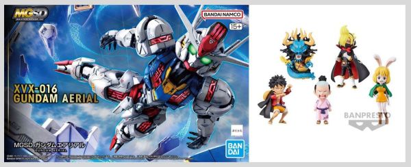 [即將到貨]清倉特價 MGSD 風靈鋼彈 + Banpresto 景品 WCF 海賊王 和之國鬼島篇第三彈(一套5款+1隨機) 