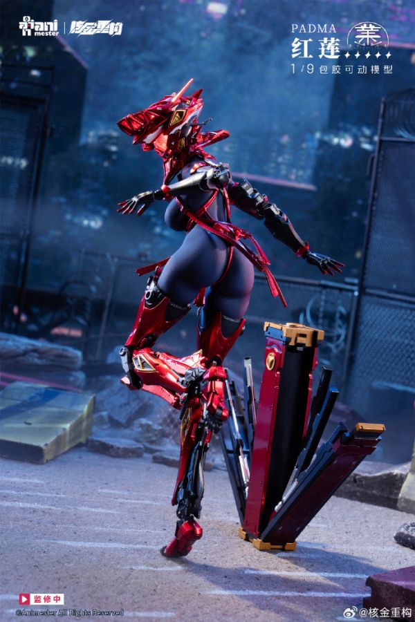 2026年第二季預購 核金重構 1/9 紅蓮 Padma 戰術頭盔 可動磁控光效 可動完成品 