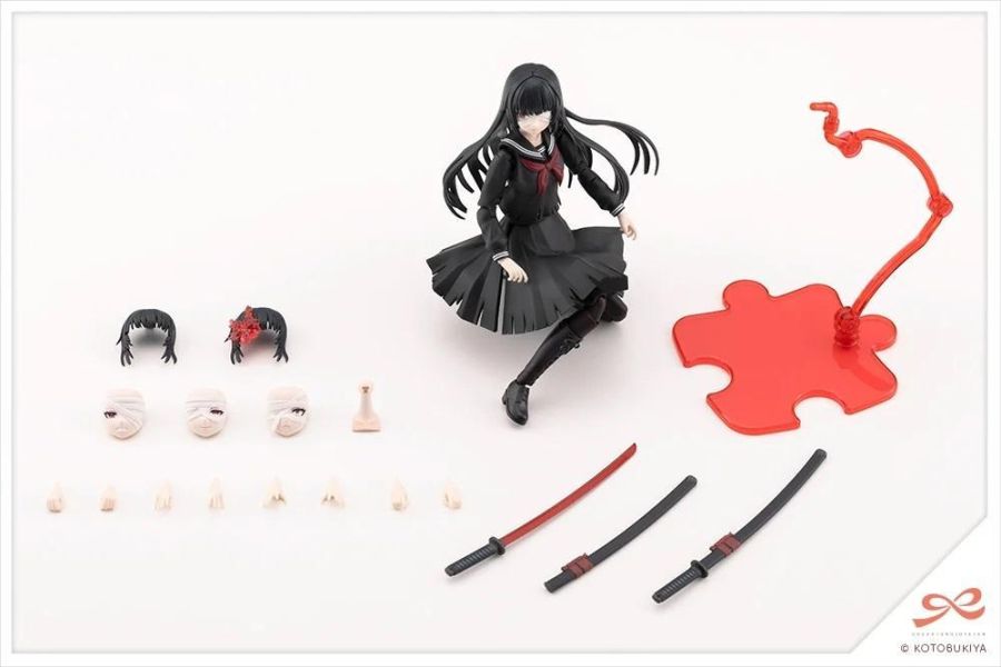 9月預購 壽屋 1/10 創彩少女庭園 藥師寺久遠 篝火真里亞 戰損ver 組裝模型 