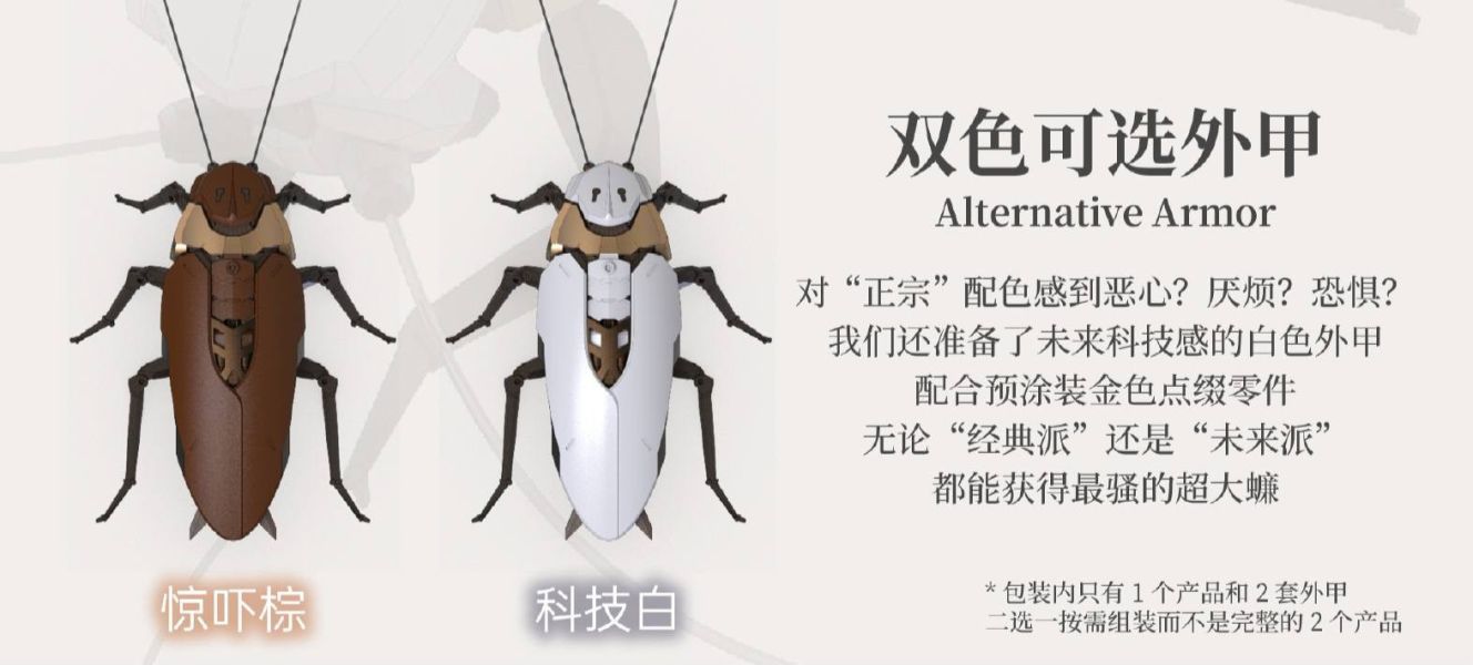 2025年第四季預購 蘿播動漫 粵式 重型多功能通勤載具 超大蠊 組裝模型 