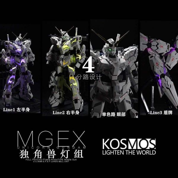 4月預購 KOSMOS MGEX獨角獸燈組 