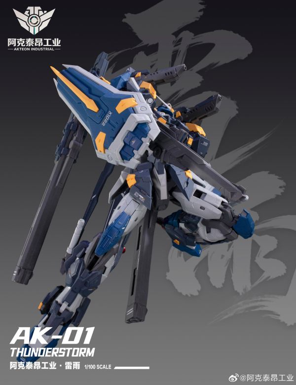 8月預購 阿克泰昂工業 1/99.9比例 XCA-1022 雷雨 蔚藍決鬥 組裝模型 